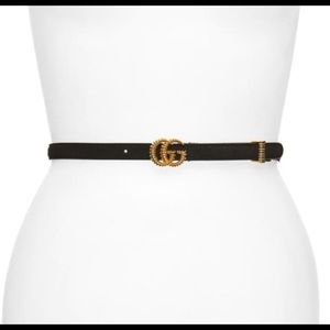 Gucci torchon buckle suede belt (SOLD)